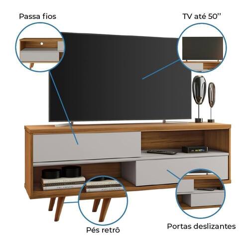 Rack para TV até 50"  2 portas NT 1180 Notável Móveis - Image 3