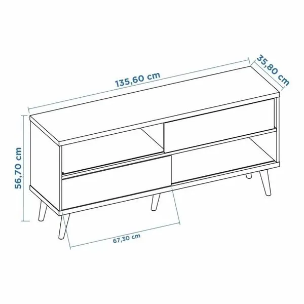 Rack para TV até 50"  2 portas NT 1180 Notável Móveis - Image 7