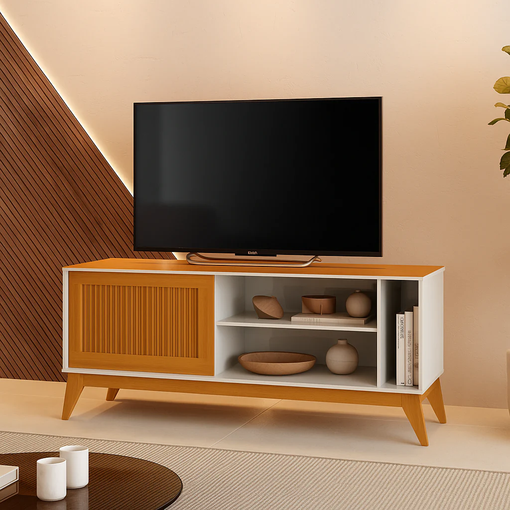 Rack para TV até 55" 1 Porta de Correr Aruba EDN - Image 3