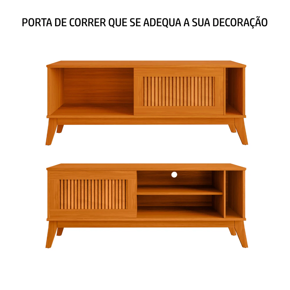 Rack para TV até 55" 1 Porta de Correr Aruba EDN - Image 6