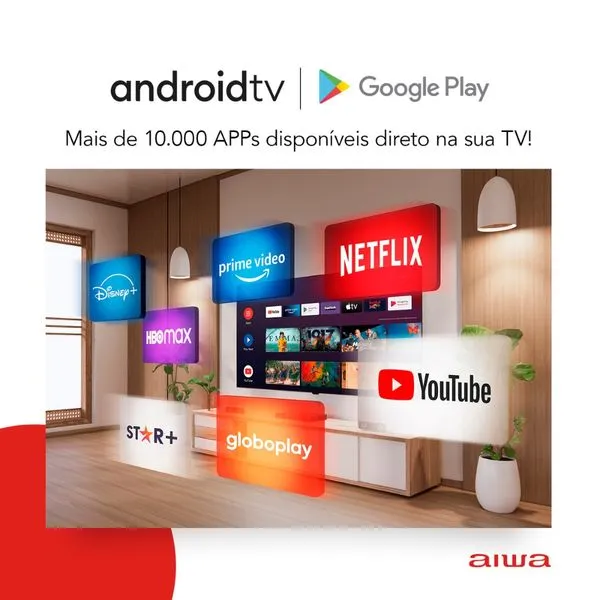 Smart TV 43" Full HD  AWS-TV-43-BL-02-A Wi-fi 2 HDMI Aiwa - Image 5