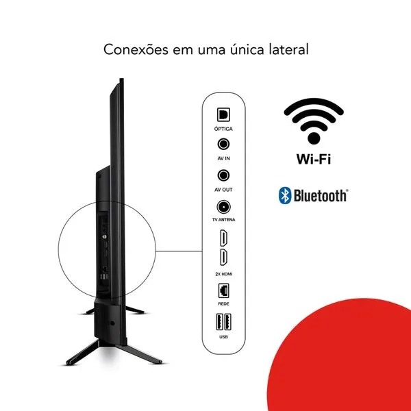 Smart TV 43" Full HD  AWS-TV-43-BL-02-A Wi-fi 2 HDMI Aiwa - Image 9