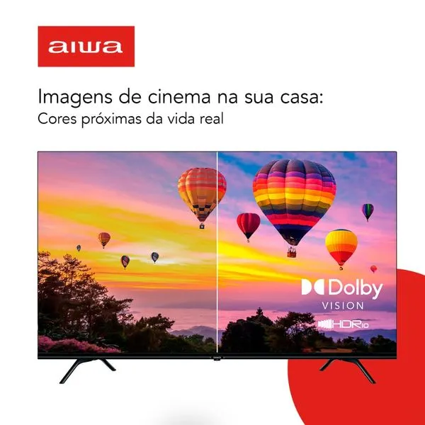 Smart TV 55” Android 4K Borda Ultrafina Dolby Vision HDR10 Aiwa - Image 3