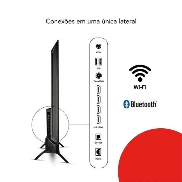 Smart TV 55” Android 4K Borda Ultrafina Dolby Vision HDR10 Aiwa - Image 8