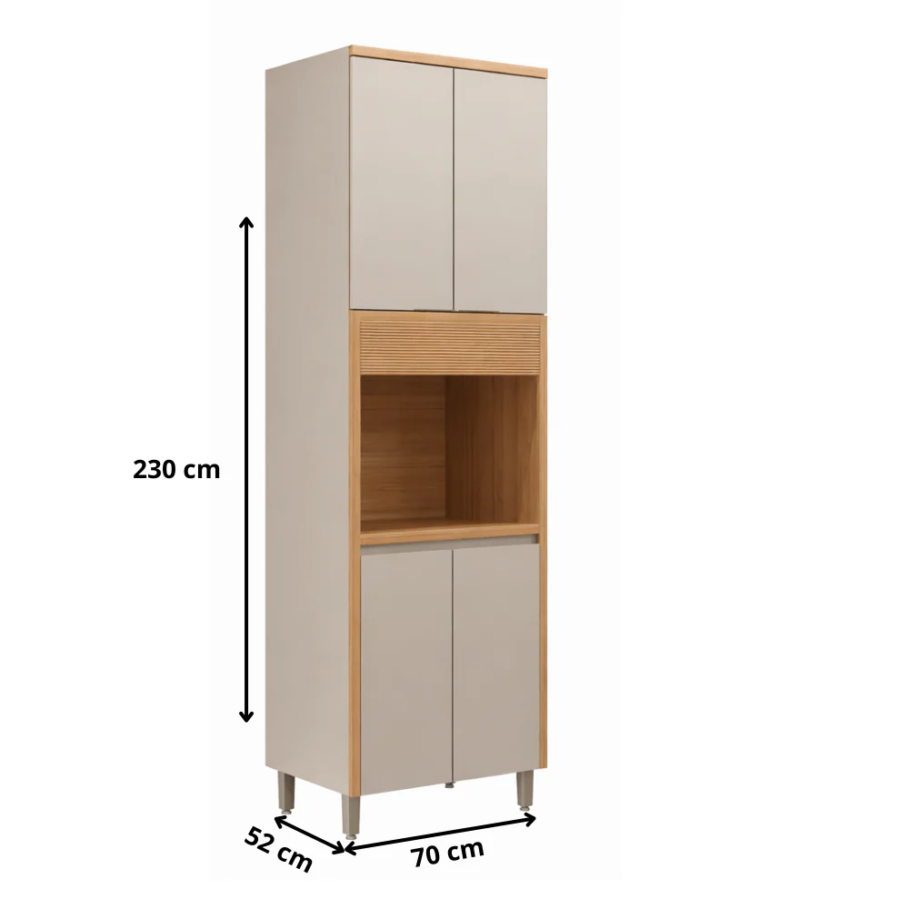 Torre Simples Allure 4 Portas 70 cm Linea - Image 4