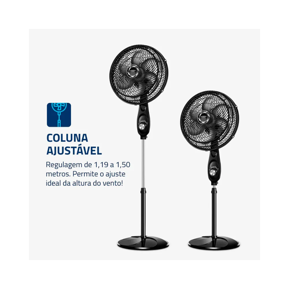 Ventilador de Coluna Mondial 6 pás Turbo VT-30C-NB - Image 3