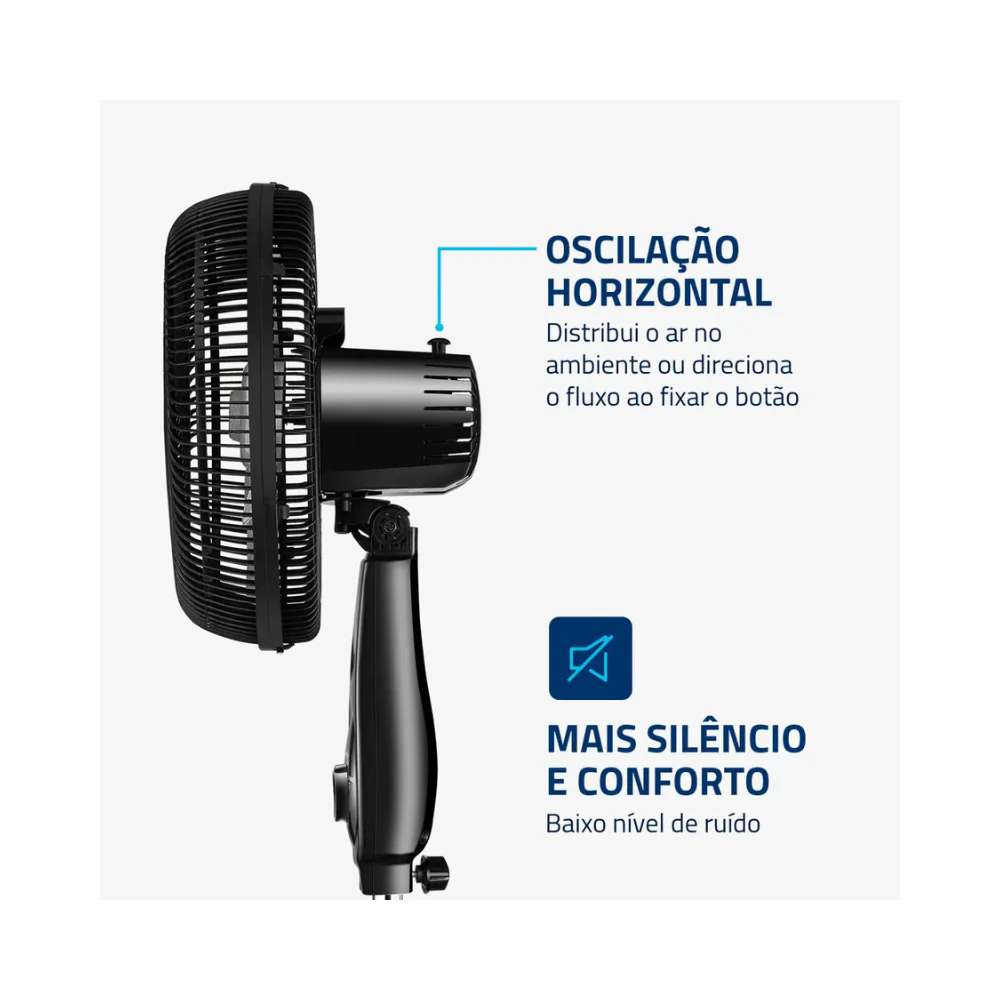 Ventilador de Coluna Mondial 6 pás Turbo VT-30C-NB - Image 5